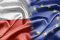 Flaga Polski i UE