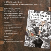 Plakat „Szczęściarz z rocznika 1917” 