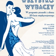 plakat zapowiadający koncert 