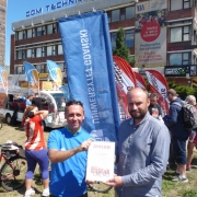 Wręczenie nagród w akcji „Kręć kilometry dla UG” 