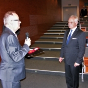 prof. Rolf Granow z Lübeck University of Applied Sciences z JM Rektorem