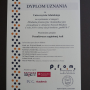 Promyki  dyplom