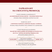 Promocja książek - zaproszenie