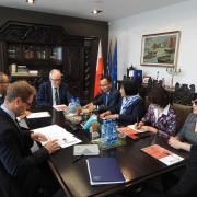 Delegacja z Uniwersytetu Chińskiej Akademii Nauk Społecznych w Pekinie