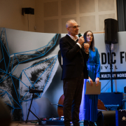 Festiwal otworzył Prorektor ds. Studenckich i Kształcenia dr hab. Arnold Kłonczyński prof. nadzw., fot. Szymon Cieślak