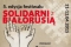 Plakat Solidarni z Białorusią