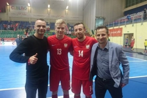Zawodnicy AZS UG w reprezentacji Polski w futsalu - miniatura