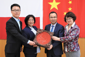 Delegacja z Uniwersytetu Chińskiego Akademii Nauk Społecznych w Pekinie